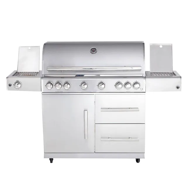 AllGrill Chef Modular S24 XL Gasgrill Edelstahl 6 Brenner 27,7 kW