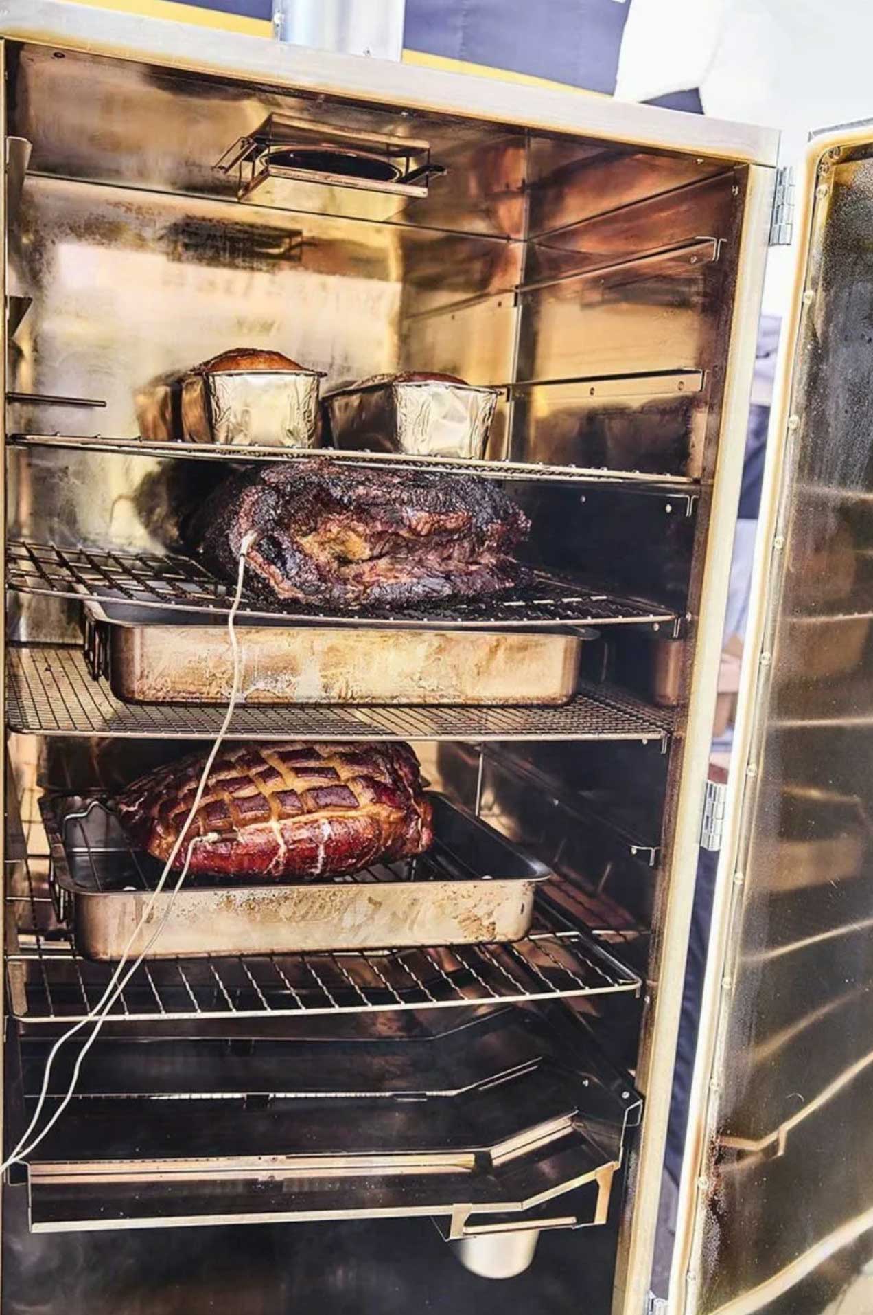 Borniak 70 BBQ INOX Smoker Räucherofen Edelstahl 70 L WiFi