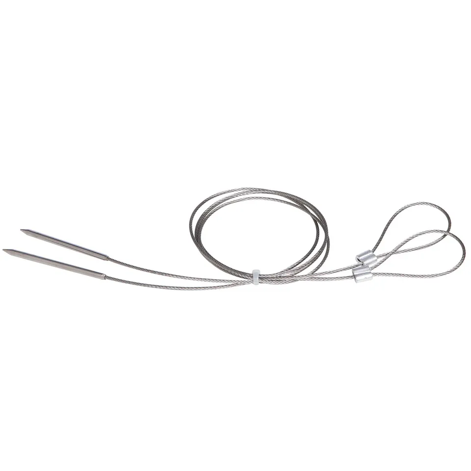 AllGrill Grillspieße 2er Set flexibel Edelstahl 72 cm