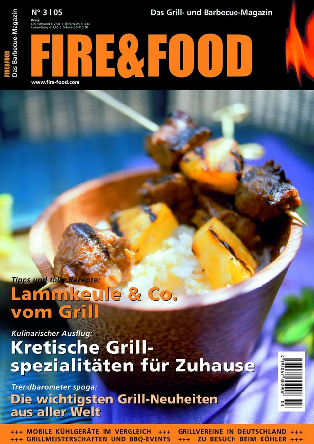 FIRE&FOOD Einzelausgaben 2005/03 Magazin Digitalausgabe Lamm