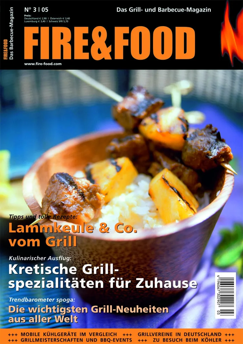 FIRE&FOOD Einzelausgaben 2005/03 Magazin Digitalausgabe Lamm