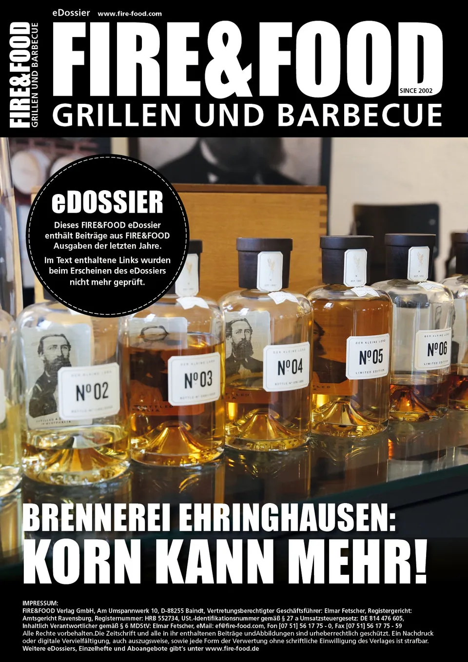 FIRE&FOOD eDossiers Brennerei Ehringhausen Korn PDF 4 Seiten