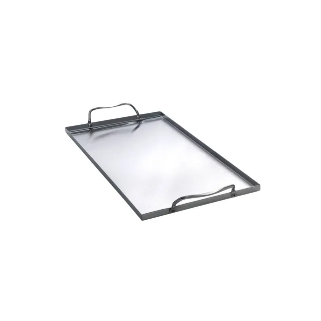 AllGrill Grillzubehör Edelstahl Grillwanne 39,5x19 cm mit Griffen