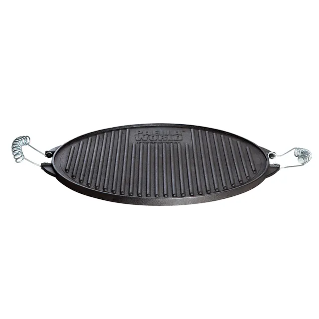 AllGrill Grillplatte Plancha Gusseisen Light Ø 42 cm