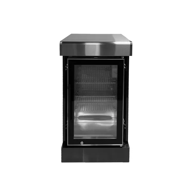 AllGrill Chef Anbaukühlschrank Outdoorküche schwarz