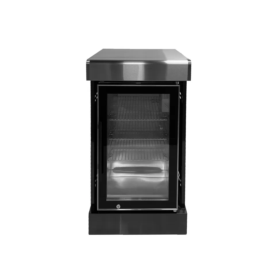 AllGrill Chef Anbaukühlschrank Outdoorküche schwarz