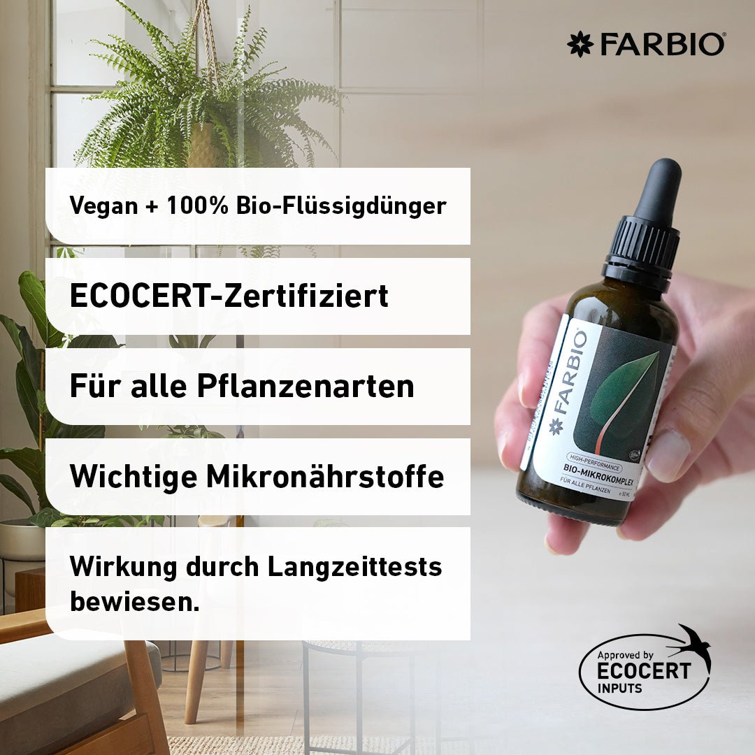 FARBIO Mikrokomplex Blattdünger Pflanzenstärkung 50ml bio