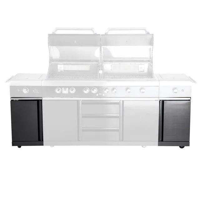 AllGrill Grillzubehör Seitenteile EXTREM light Black 100960