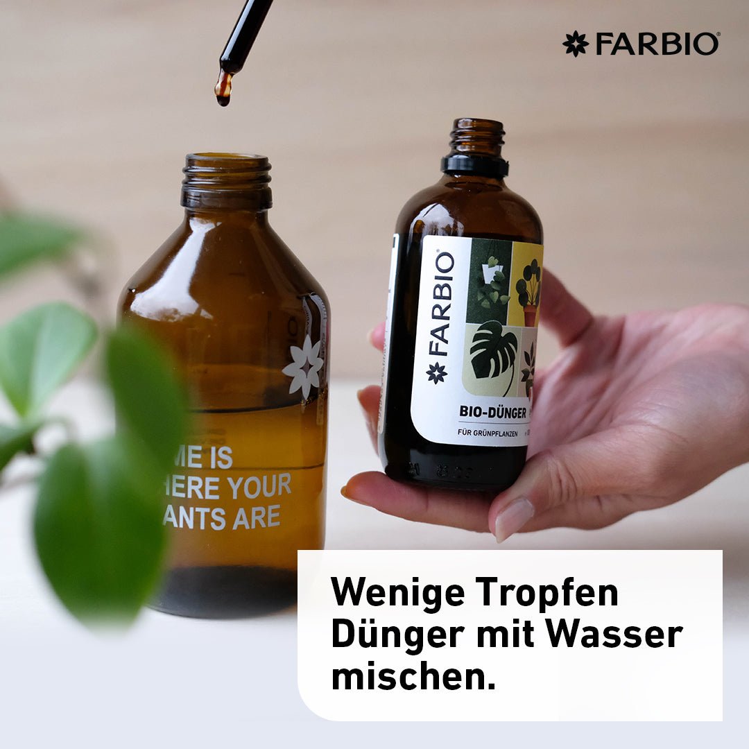 FARBIO NPK Flüssigdünger Grünpflanzen Dünger 100ml bio