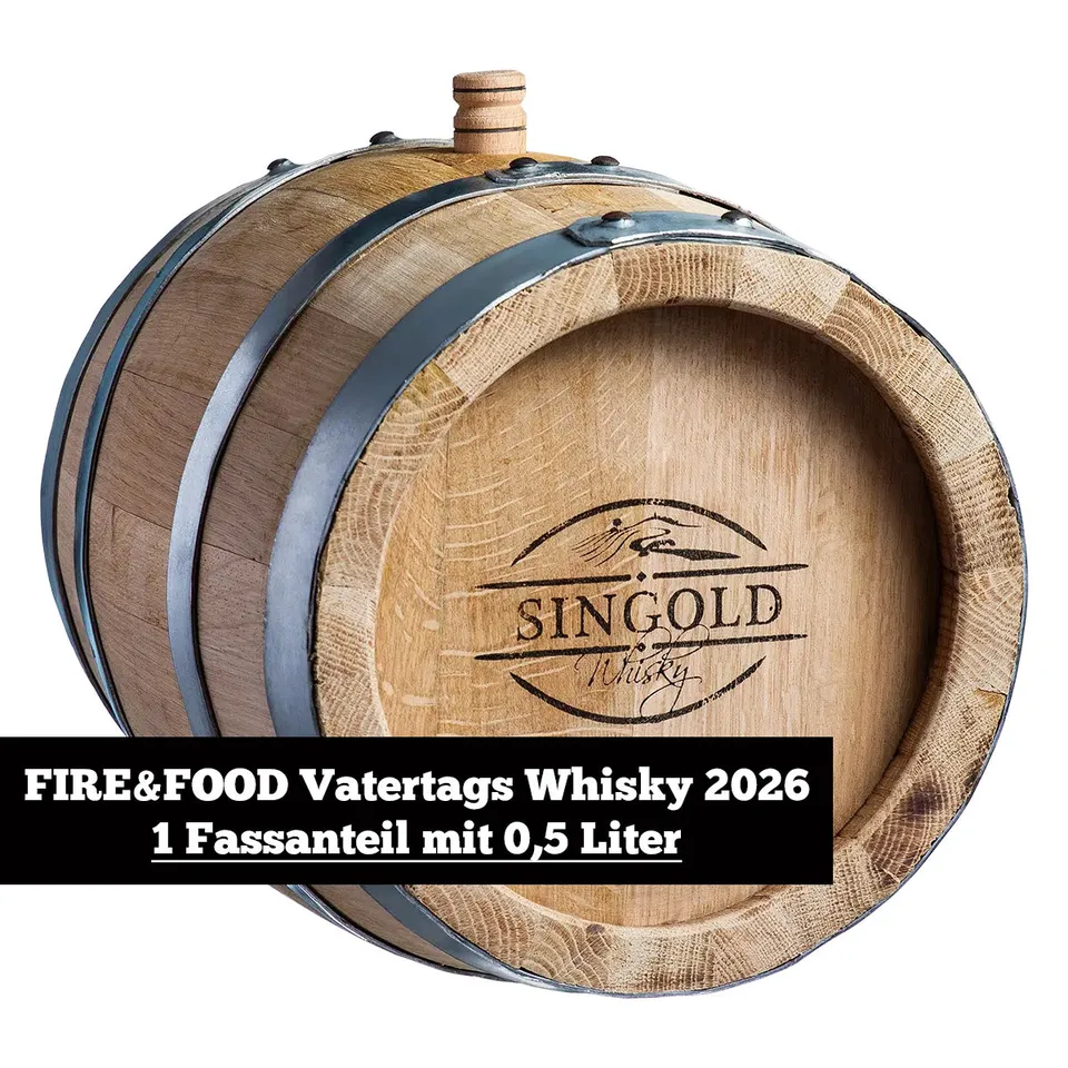 FIRE&FOOD Vatertags Whisky 2026 Fassanteil 0,5l limitiert