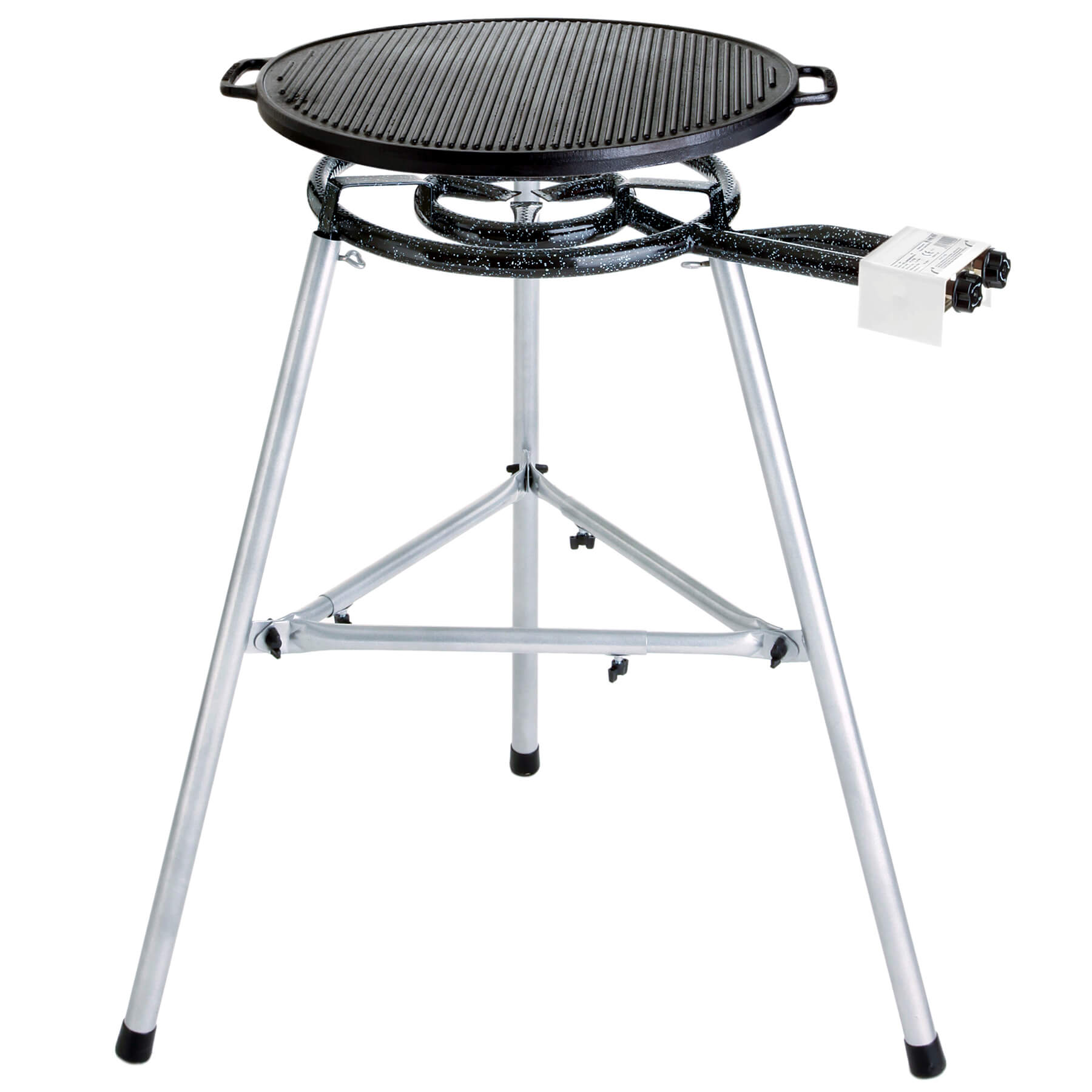 AllGrill Grillzubehör Gussgrillplatten Set 3 55 cm 30 mbar