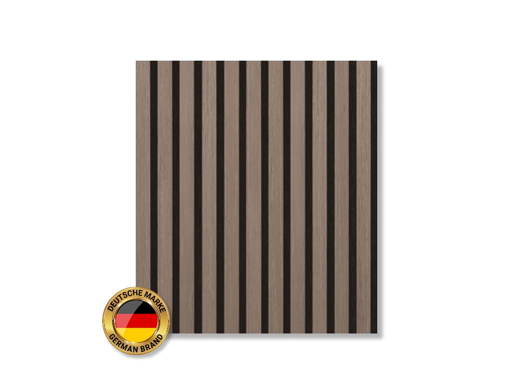 HPFloor Acoustic Panels 60x60 Grey Oak 4er-Set 21mm