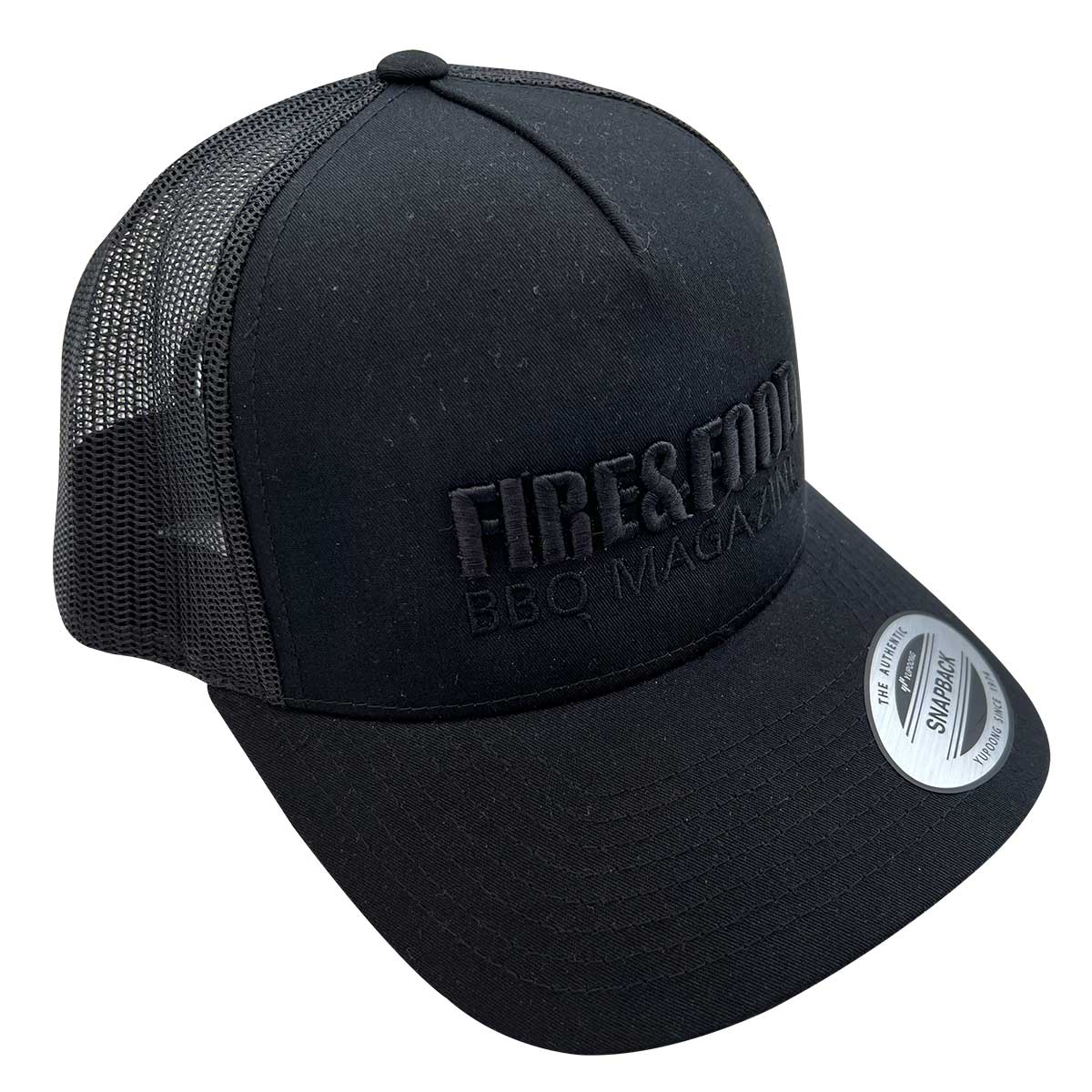 FIRE&FOOD Snapback Cap schwarz Onesize Trucker
