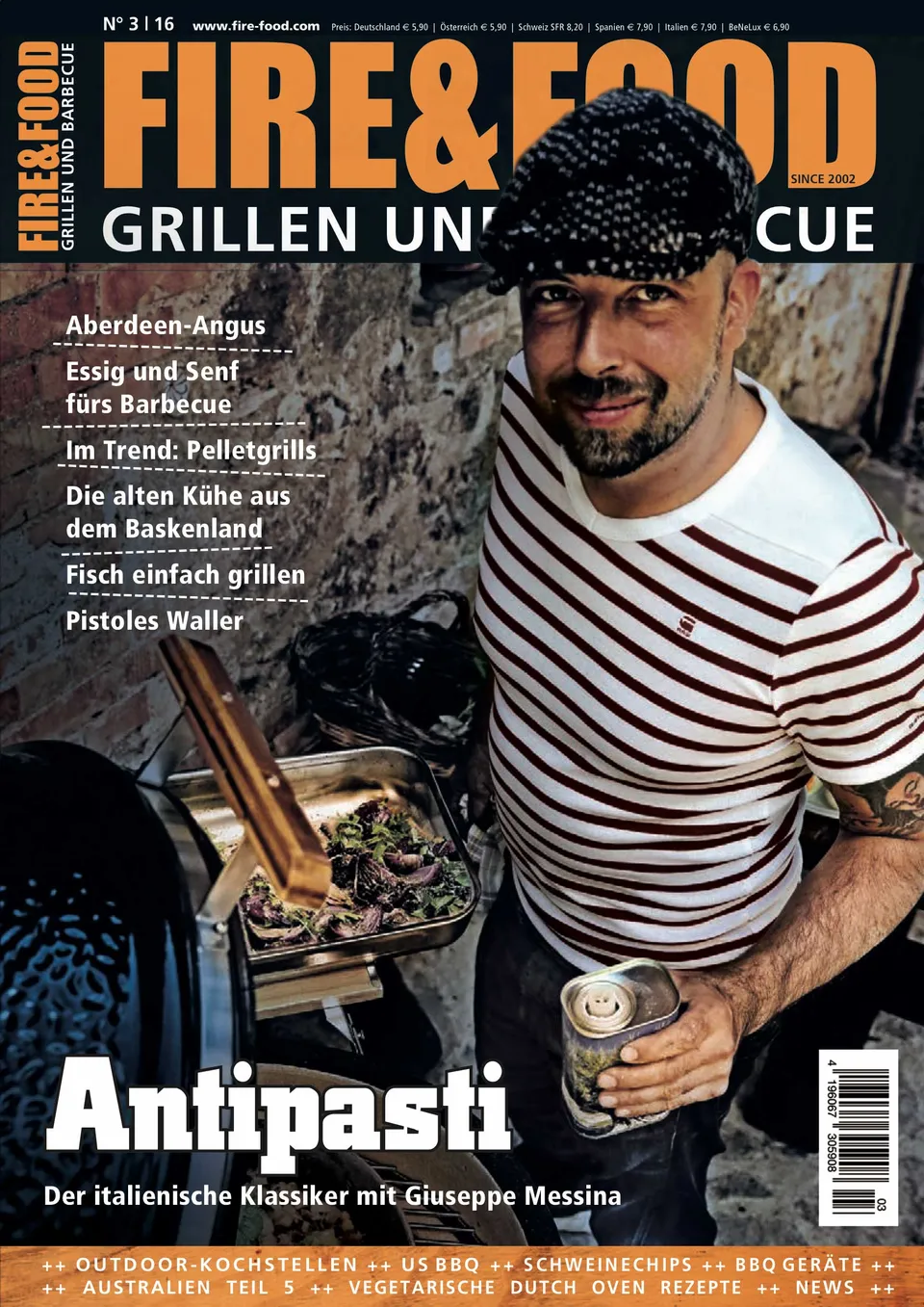 FIRE&FOOD 2016/03 Magazin Digitalausgabe 116 Seiten Pelletgrill-Test