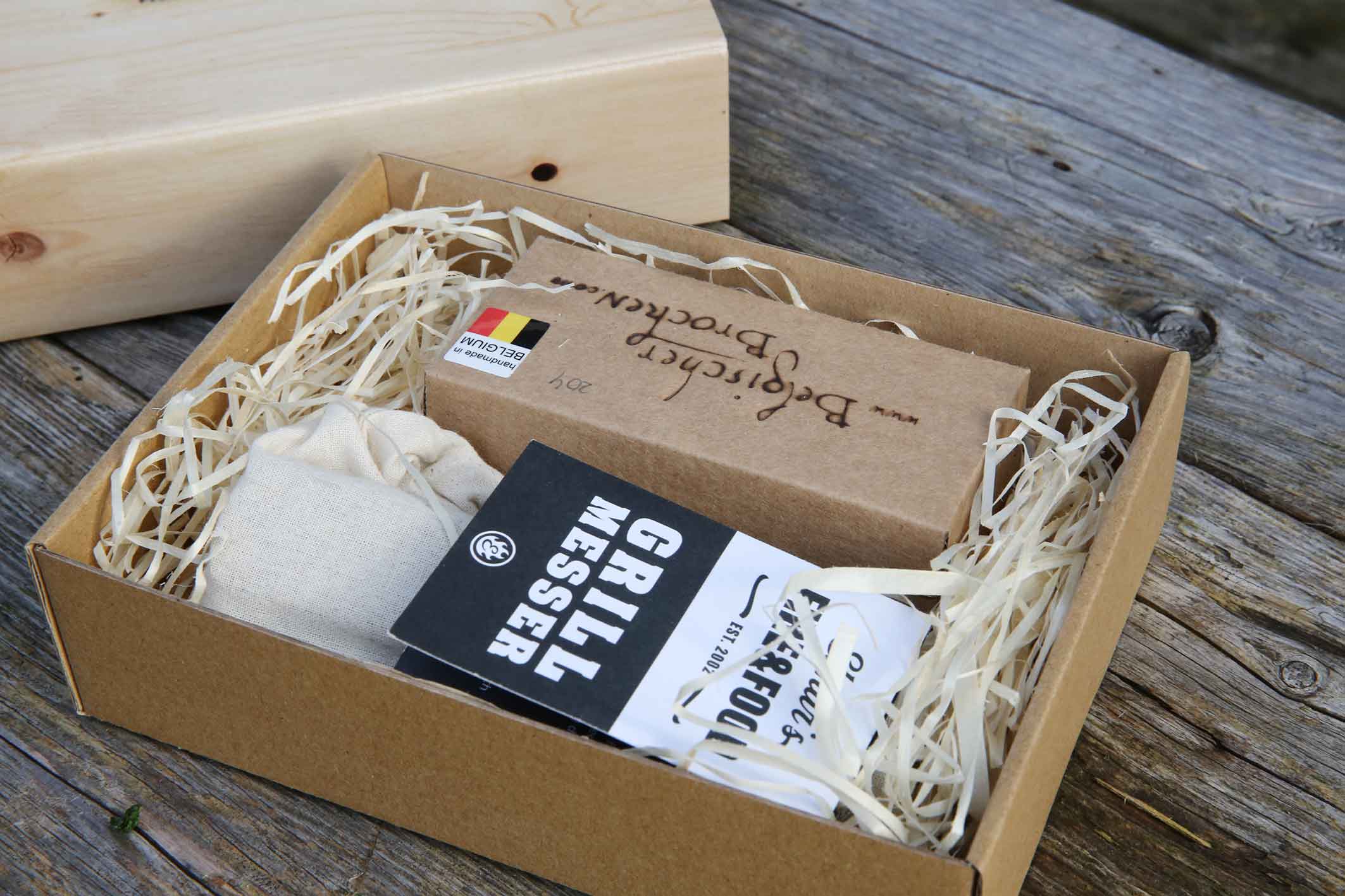 Elmar's FIRE&FOOD Schleif-Schneid-Duo Messerset Geschenk