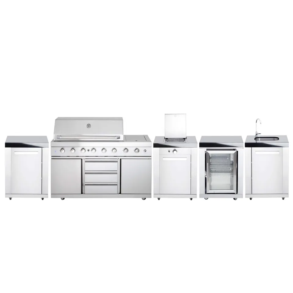 AllGrill Aussenküchen Outdoorküche Küchensystem Variante 4