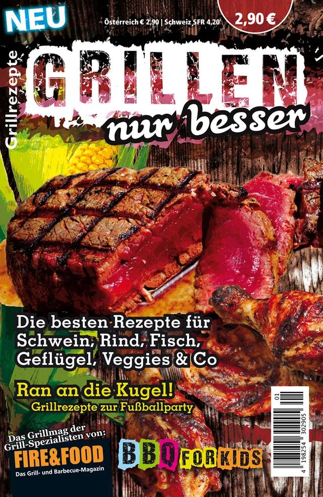 FIRE&FOOD Grillmag No.1 Digitalausgabe BBQ-Rezepte PDF