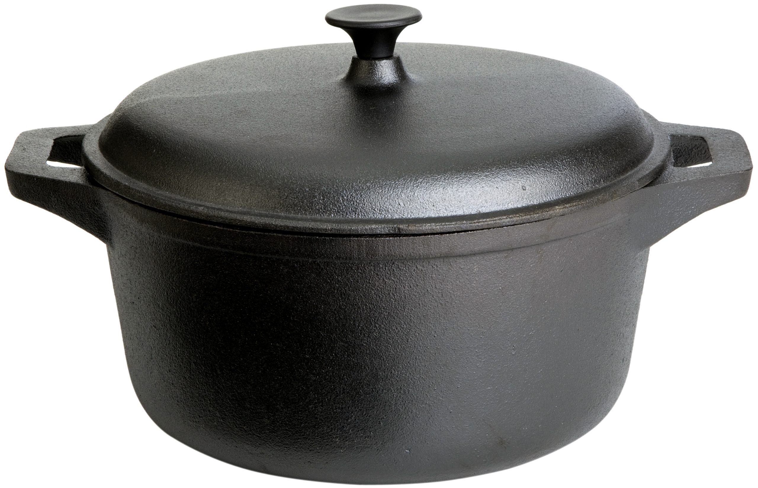 AllGrill Hockerkocher-Set klein Gusseisentopf Ø20cm 2,7L Regler