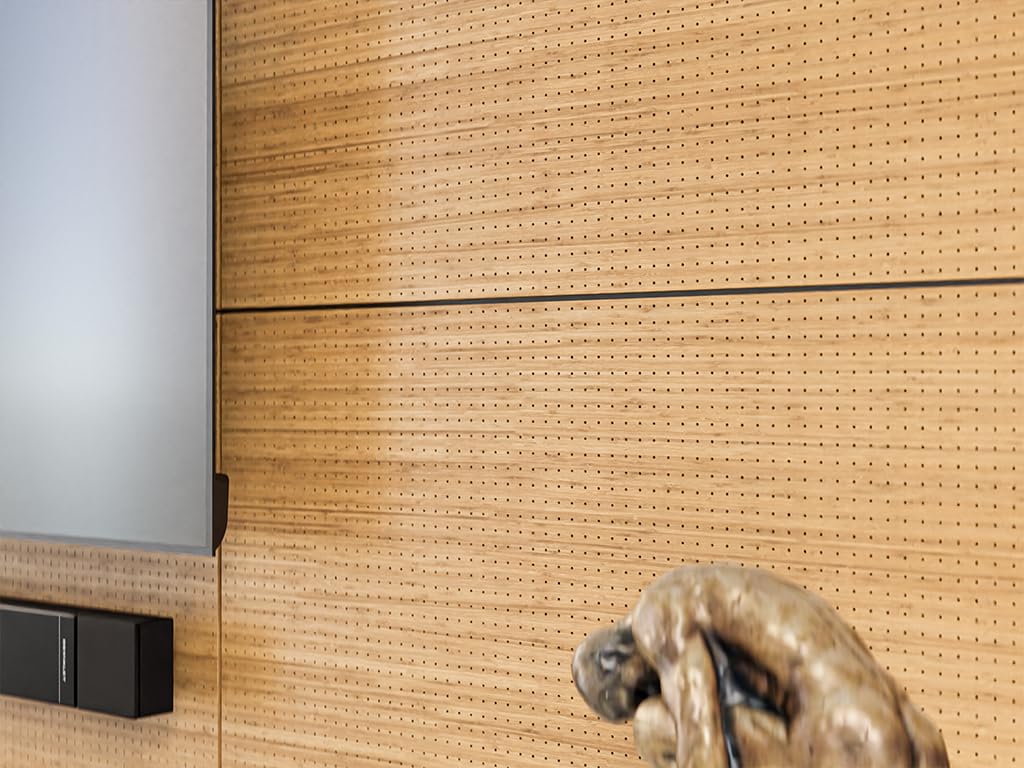 HPFloor Sento Akustikpaneele Bambus 122x60 cm 2er-Set hellbraun