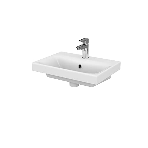 Cersanit Moduo 50 Slim Waschbecken weiß 50x35 cm Keramik