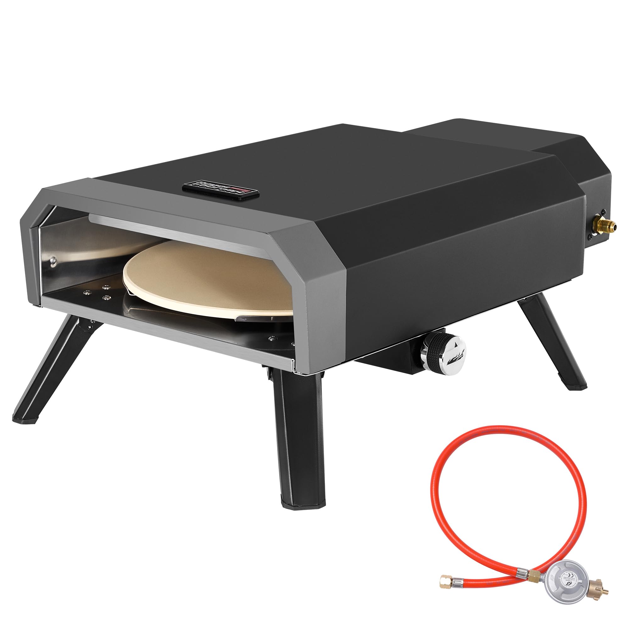 Royal Gourmet Gas Pizzaofen 4 kW mit Pizzastein 30 cm