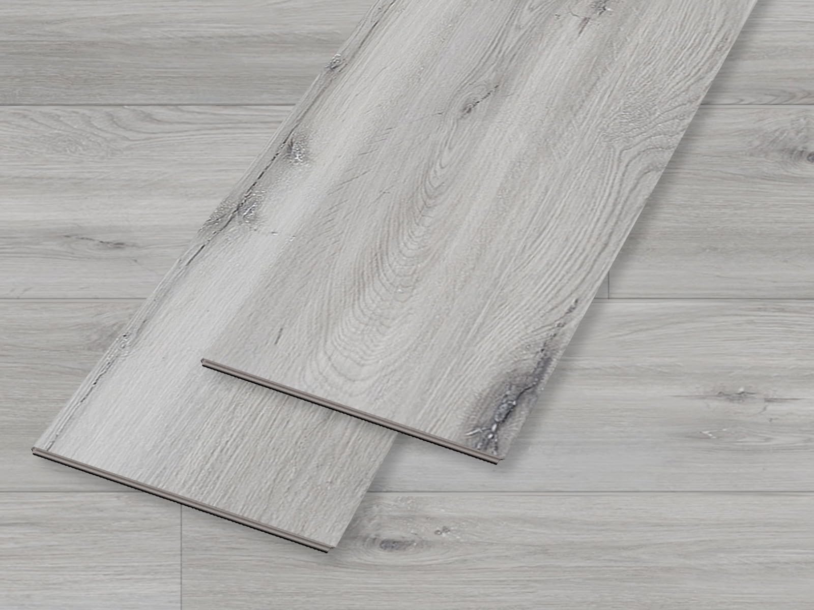 HPFloor SPC Klick-Vinylboden Eiche Grau Rustikal 8er wasserfest