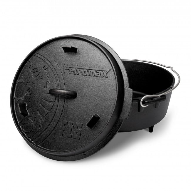 Petromax Feuertopf ft6 Dutch Oven Gusseisen mit Füßen