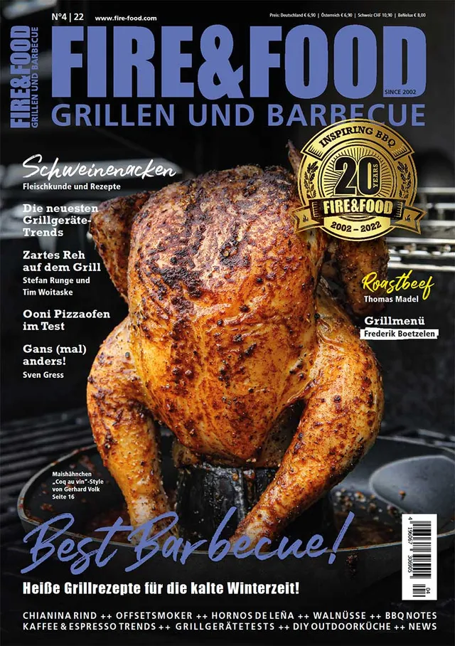 FIRE&FOOD 2022/04 Magazin Grillrezepte Print Digital
