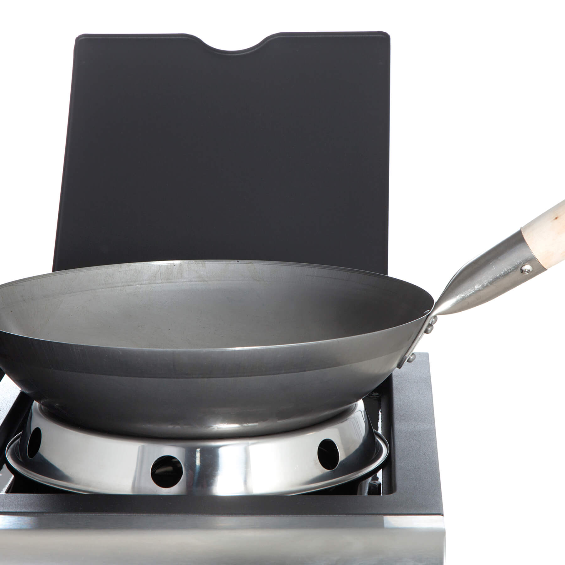 AllGrill Paella World Wokpfanne 35 cm Stahl mit Wokring
