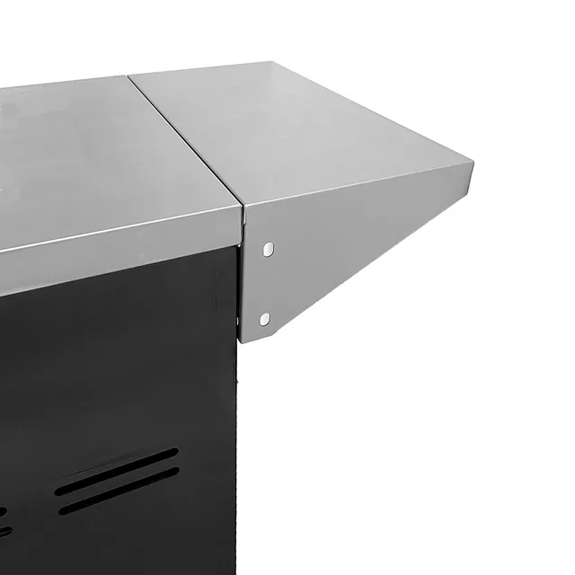 AllGrill Außenküchen Wandanschlussblende Edelstahl Spülschrank