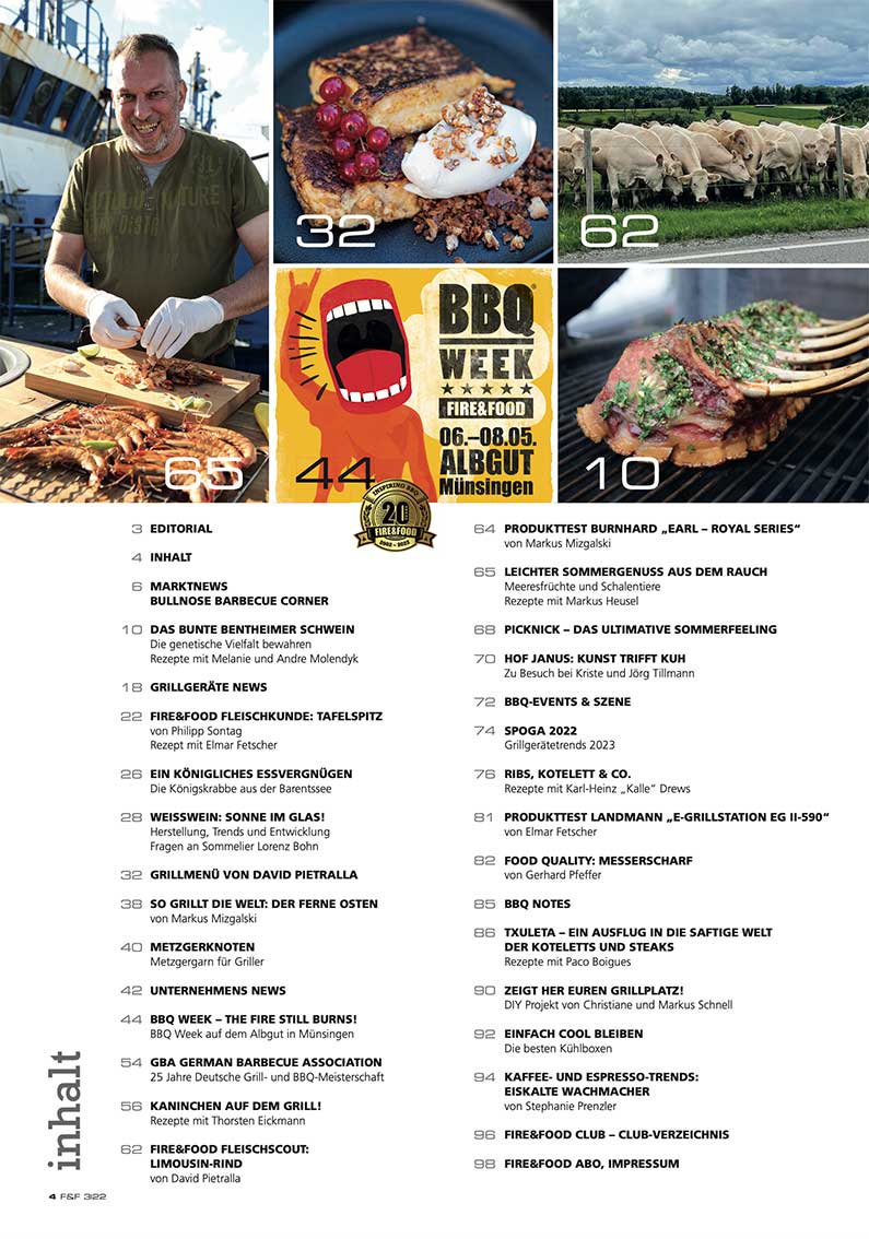 FIRE&FOOD Einzelausgaben 2022/03 Magazin Printausgabe Elektro