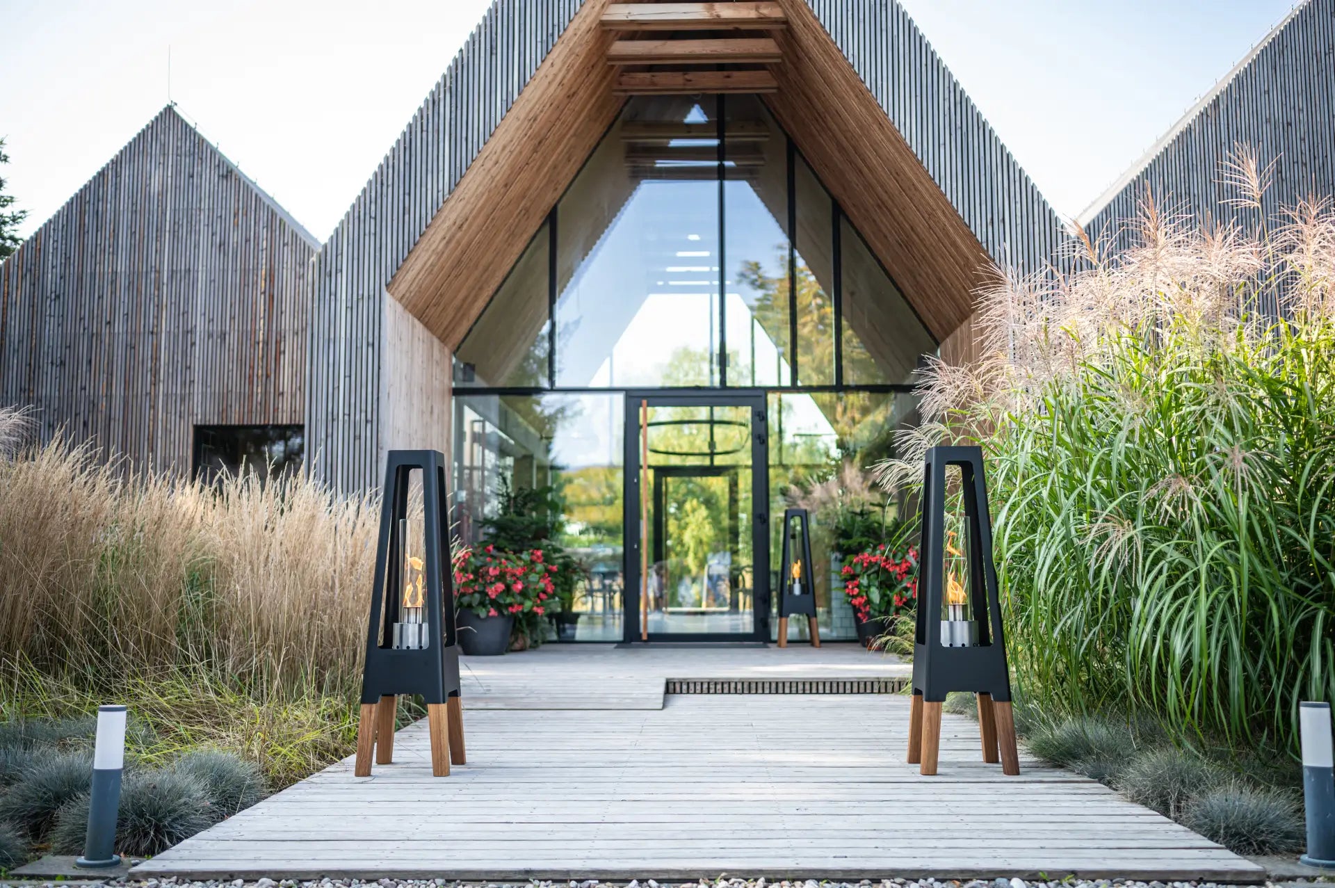 Masuria Nexo Gartenlampe Stahl Black Corten Bio