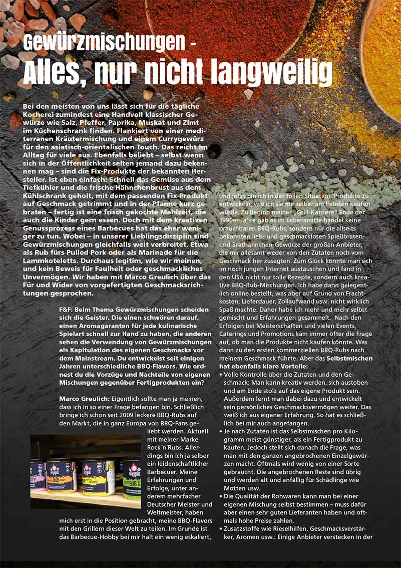 FIRE&FOOD eDossier Gewürz- und Kräuterwelt PDF 74 Seiten
