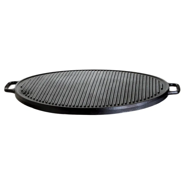AllGrill Grillzubehör Grillplatte Plancha Gusseisen 41 cm