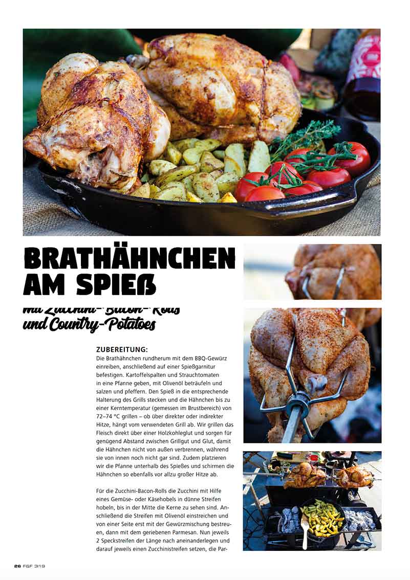 FIRE&FOOD 2019/03 Grillmagazin Printausgabe 116 Seiten