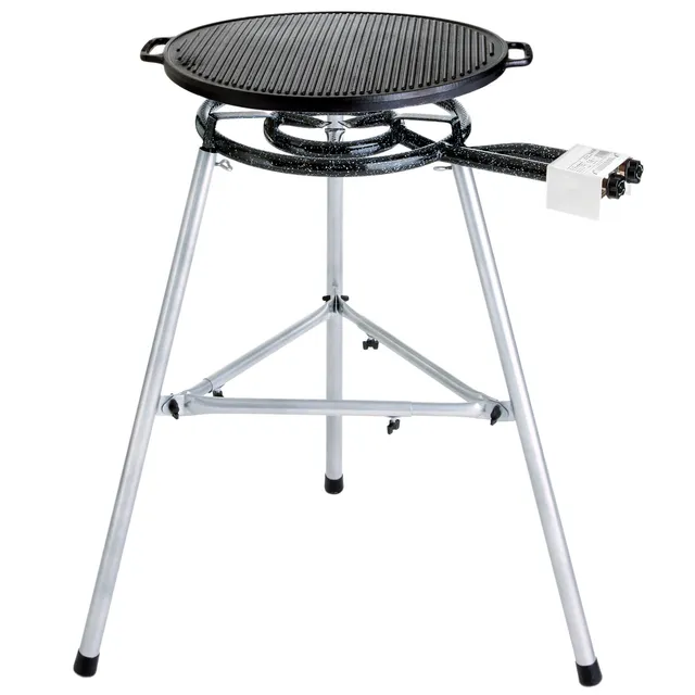AllGrill Grillzubehör Gussgrillplatten Set 3 55 cm 30 mbar
