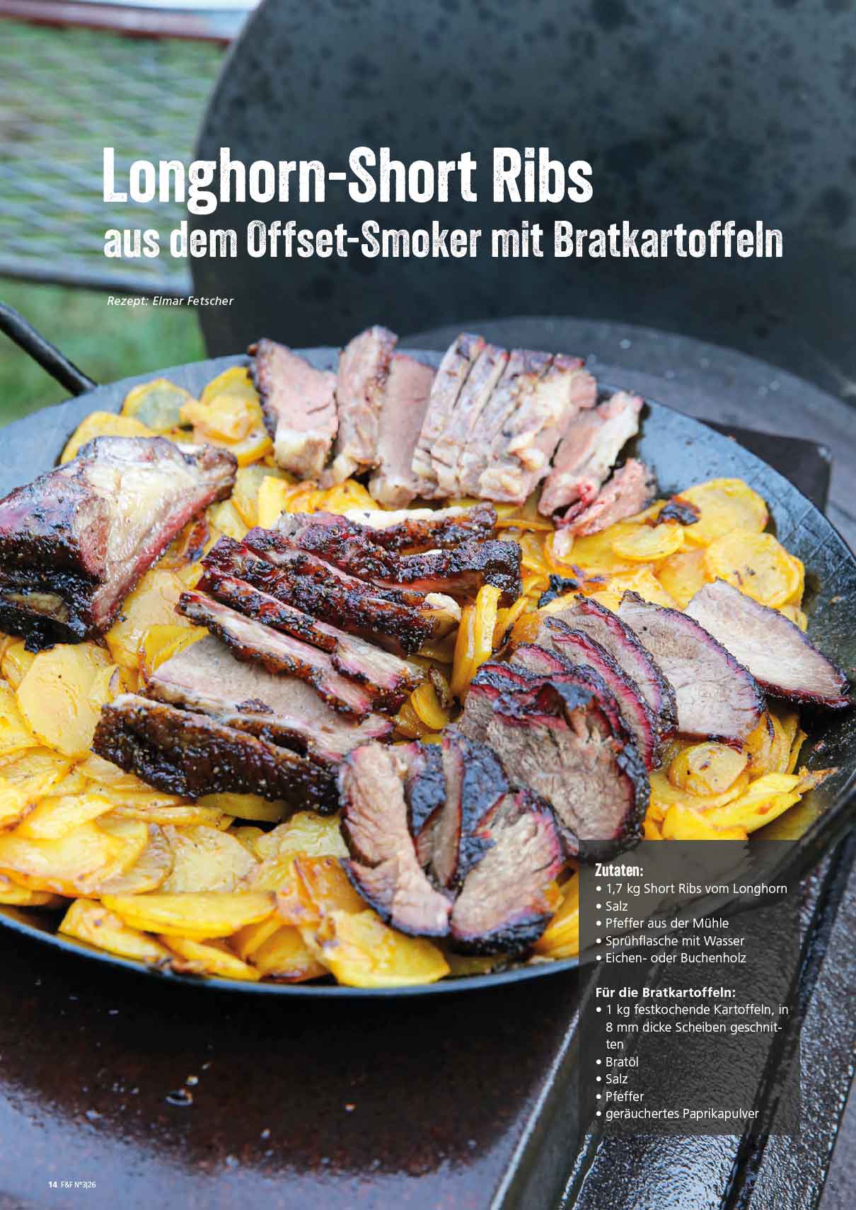 FIRE&FOOD 03/2026 Einzelausgabe Grillmagazin Printausgabe