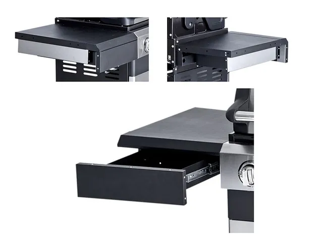 AllGrill Grillzubehör Schublade für 100333 100444 Anbau links