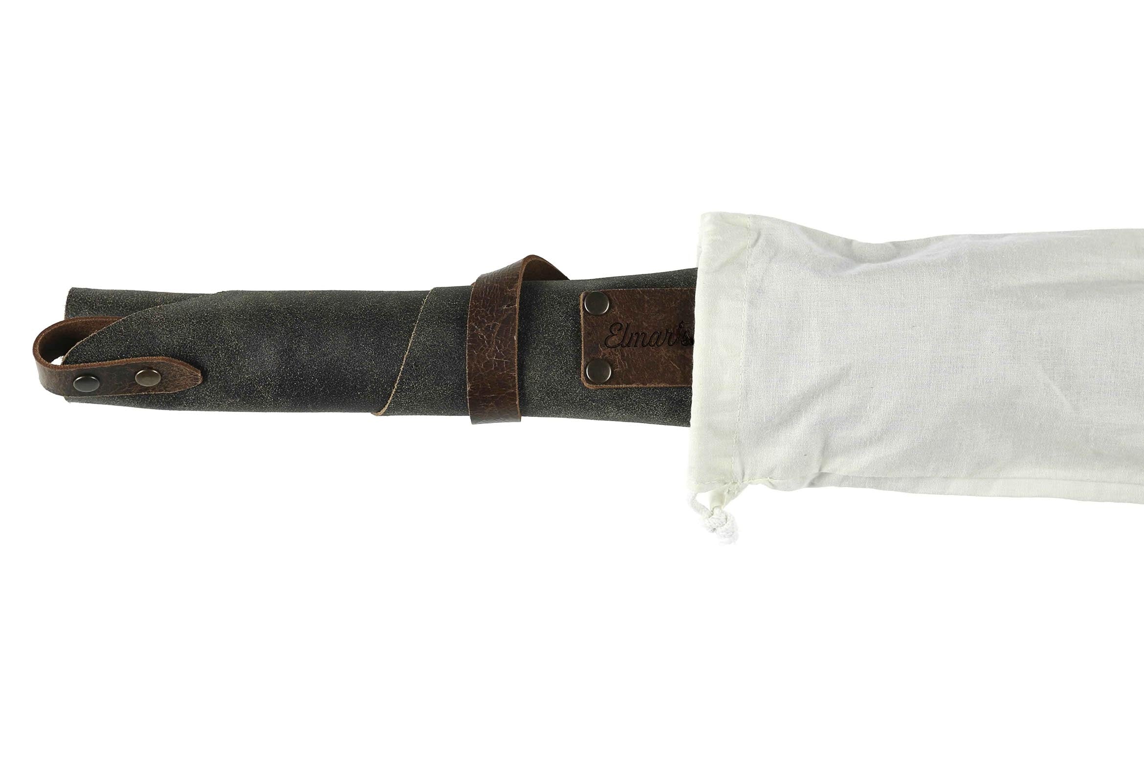 FIRE&FOOD Zubehör Premium Lederschürze Nappaleder 85 cm anthrazit
