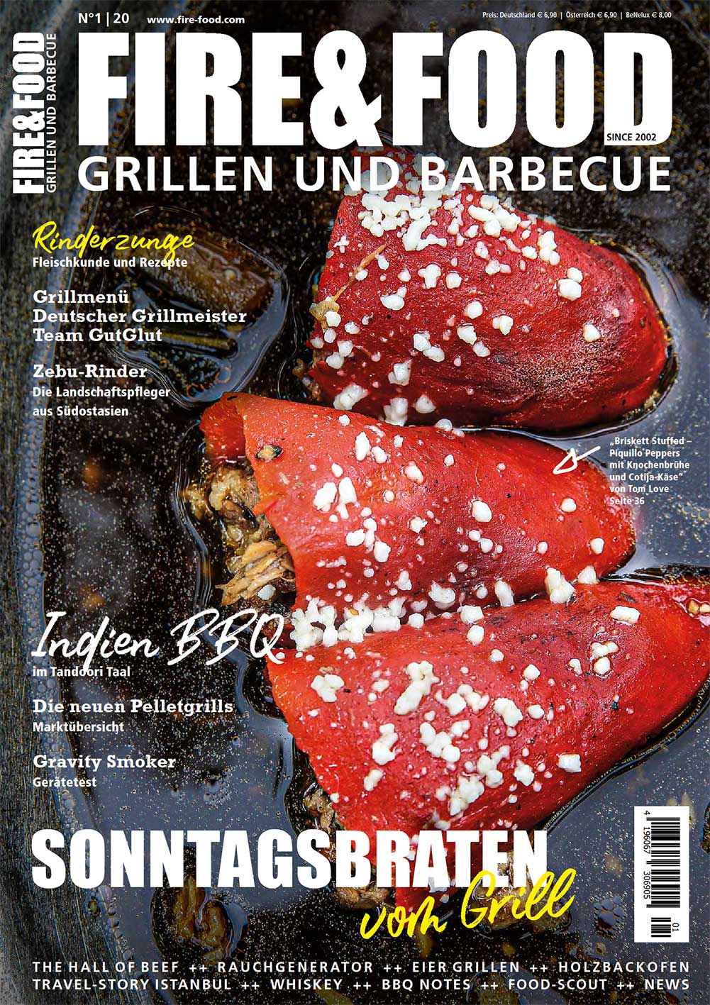 FIRE&FOOD Einzelausgaben 2020/01 Magazin Printausgabe Grillen