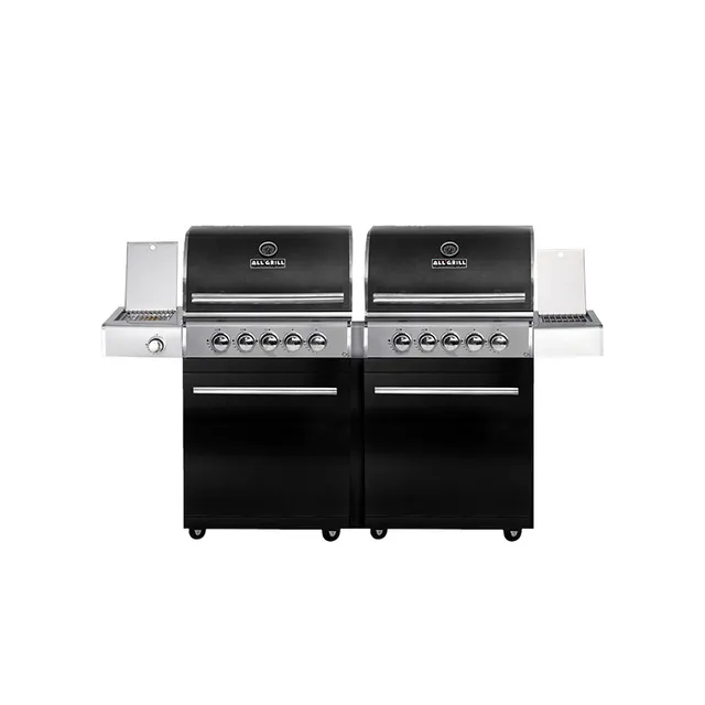 AllGrill Chef Modular M+M Black Outdoorküche Komplett-Set Steakzone