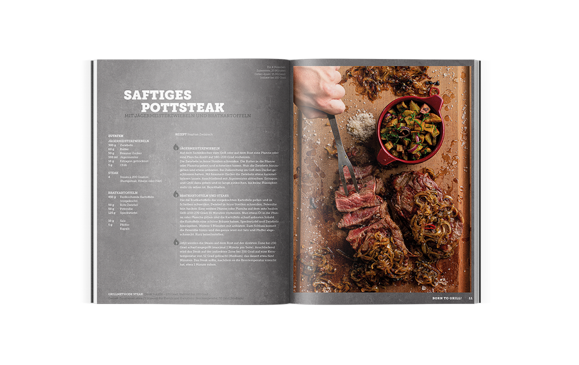 FIRE&FOOD Bücher Born to Grill gebunden Grillbuch