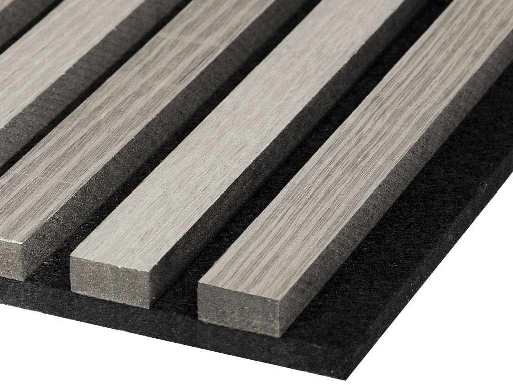 HPFloor Acoustic Panels Wandpaneel 240x60 Grey Oak Eiche