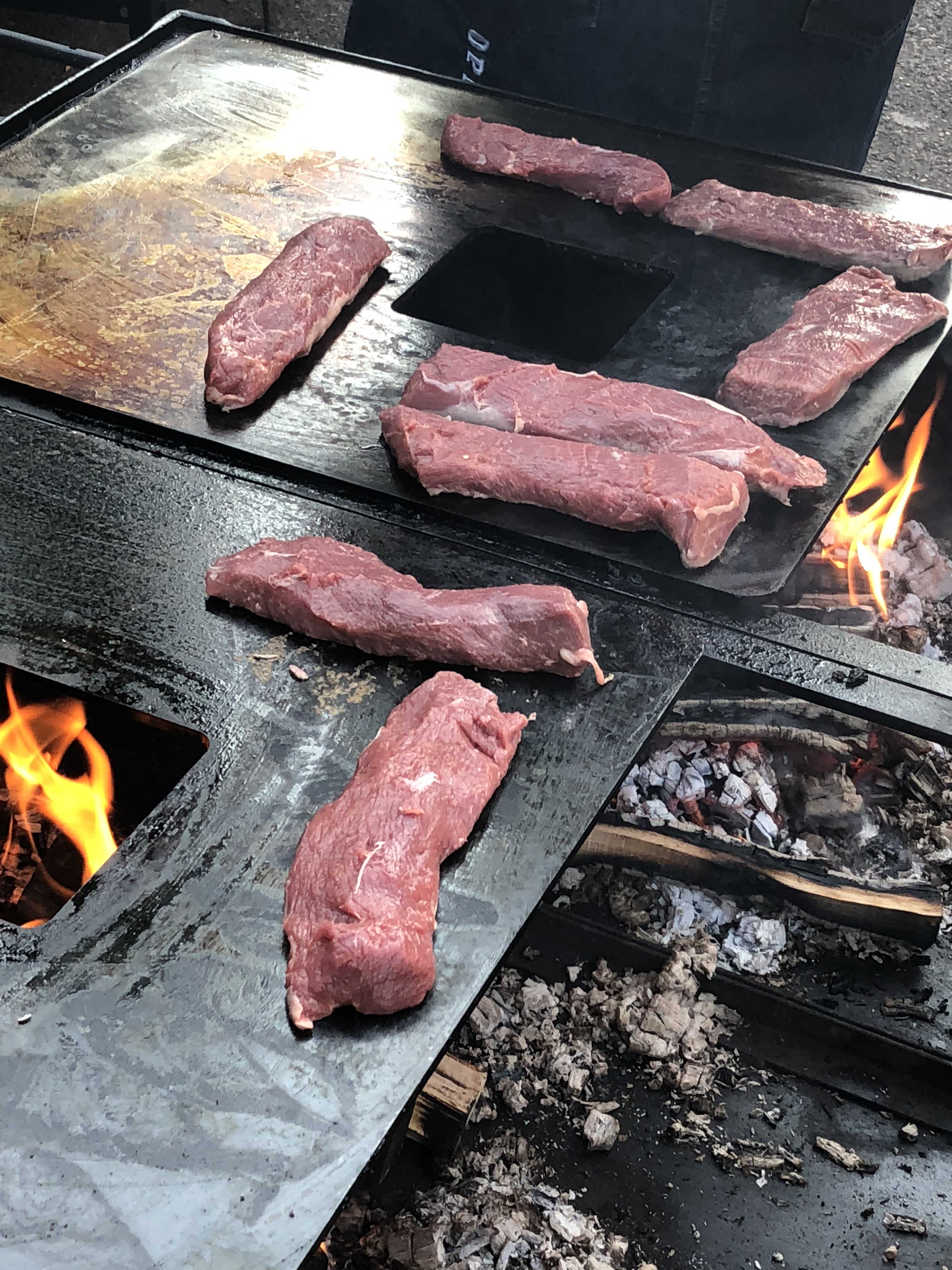 FIRE&FOOD Ramster Feuerplatte Grillplatte 59 cm Stahl
