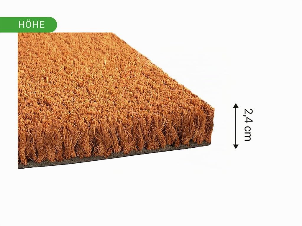HPFloor Coconut Mats Kokosmatte Nature 80x50x2,4 cm