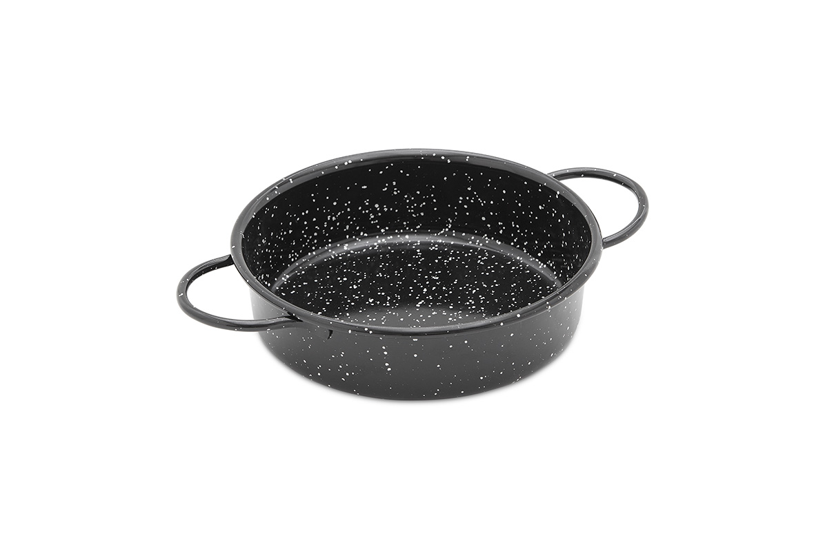 AllGrill BBQ-Pfanne emailliert 16 cm 0,6 l Gusseisen