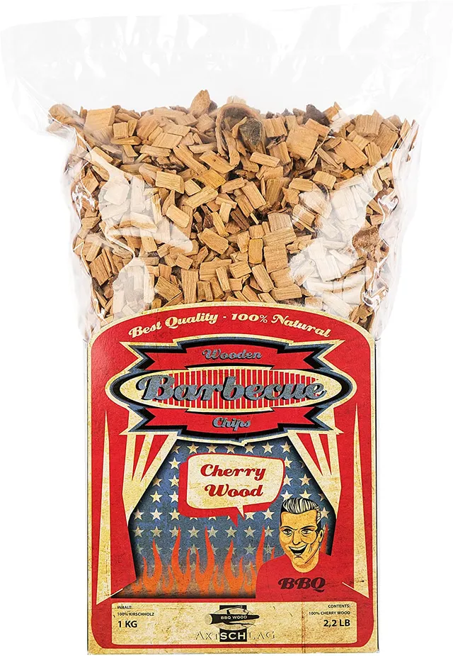 Axtschlag Wood Smoking Chips Cherry Wood 1 kg Räucherchips