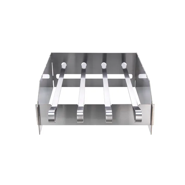 AllGrill Grillzubehör Schaschlik-Set Edelstahl mit Spritzschutz