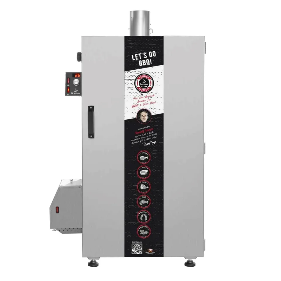 FIRE&FOOD Borniak 150 BBQ INOX SIMPLE Räucherofen 150L Edelstahl