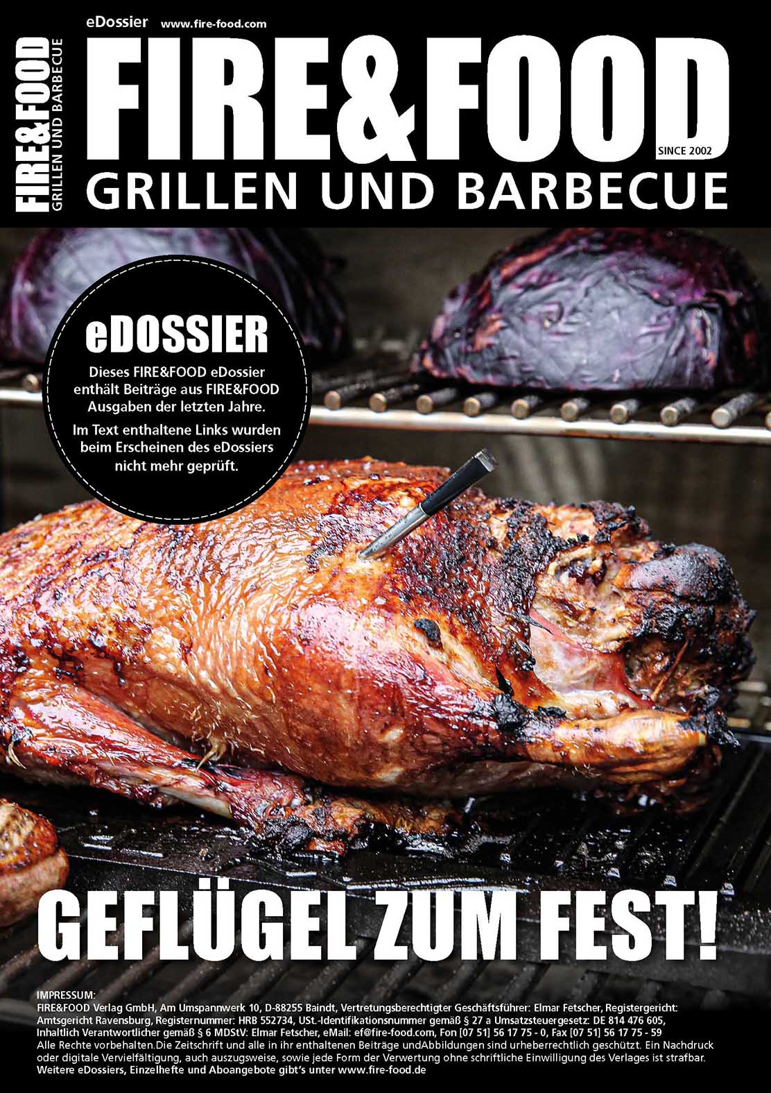 FIRE&FOOD eDossier Geflügel zum Fest PDF 28 Seiten
